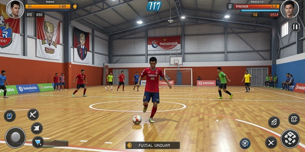 Ilustrasi karakter unik dalam game.