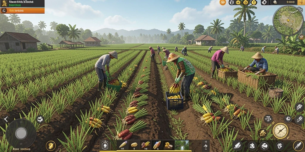 Screenshot menggambarkan momen seru dalam pertandingan multiplayer.