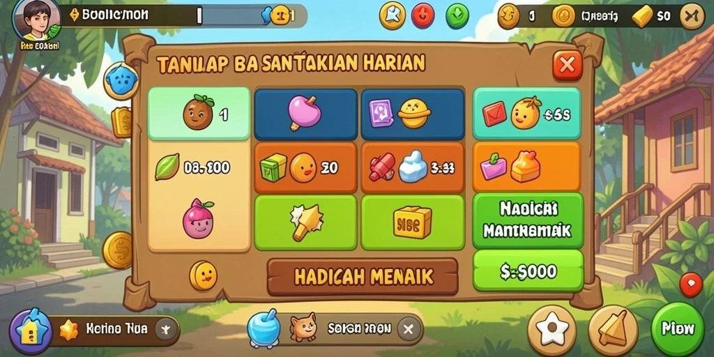 Mode permainan kompetitif yang seru dan interaktif.